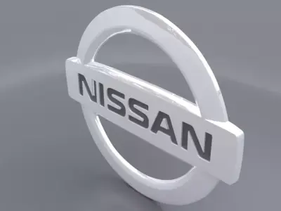 Nissan logo  3D model
