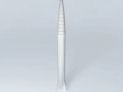 Rocket Free 3D model buy