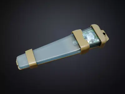 Strobe Marker Light IFF Beacon Signal Lamp high model 3D model
