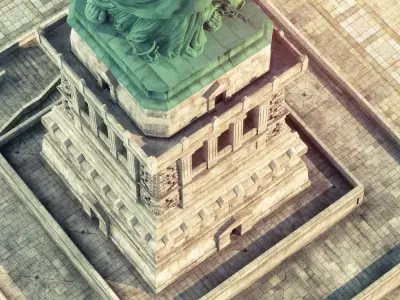 Statue of Liberty 3D model by mrRID