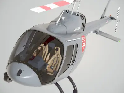 Bell 505 Jet Ranger X 3D model