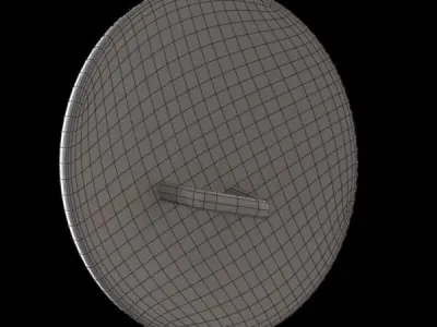 Medieval warrior lion Shield  3D model