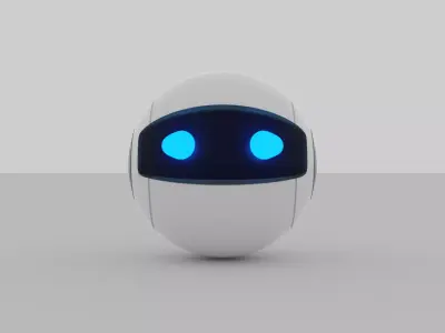 robot ball 3D model purchase