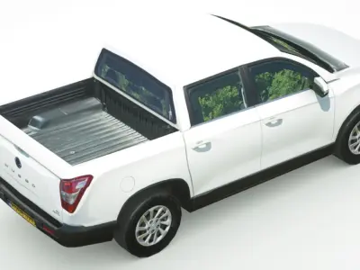 SsangYong Musso 2019 Low-poly 3D model
