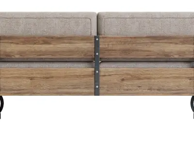 Railway Sofa 3D model