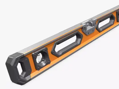 Level measuring tool Low-poly 3D model