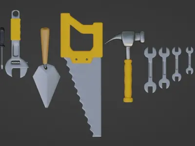 Cartoon Toolbox 3D model