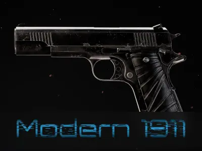 Pistols colt pistol 3D Model Pack