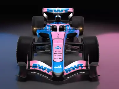 2026 BWT Alpine F1 plus Photoshop files 3D model