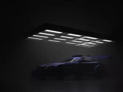 Custom Mercedes-Benz SLR McLaren Concept 3D model