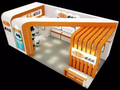 Exhibition - Area -6X12-3DMAX2009-014 3D model
