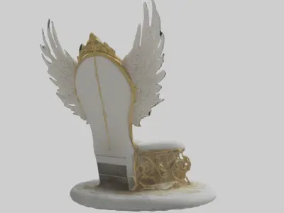 Heavenlythrone Model Low-poly 3D model