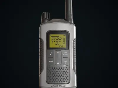 Walkie Talkie Radio Low-poly 3D model
