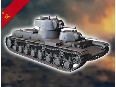 SMK late - Soviet army WW2 Second World East front Ostfront RPG 3D print model