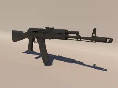 AK-74 3D model