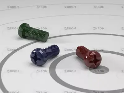 Screw cross tip Free low-poly 3D model