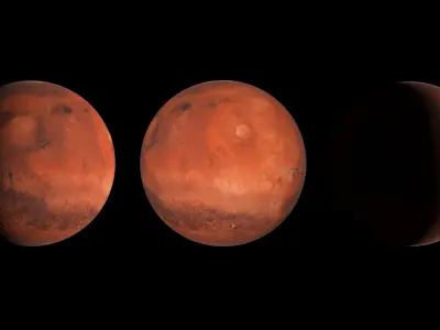  Volumetric Planet Mars For Blender 