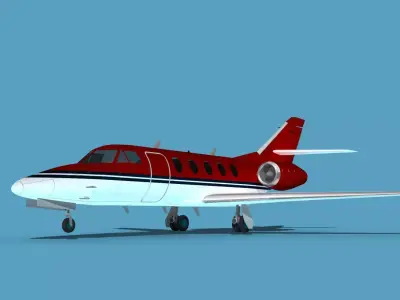 Dassault Falcon 20 V01 3D model