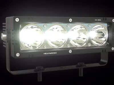 External LED work light SQM4 3D model