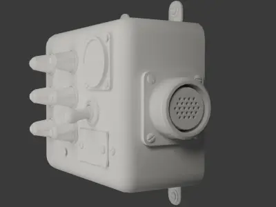 Panel control Free 3D model