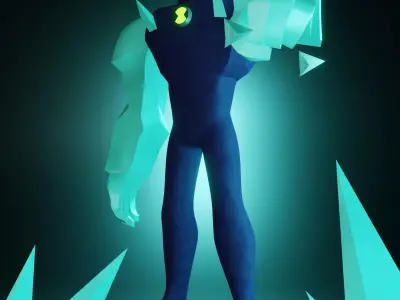 Ben 10 Diamondhead 3D model purchase