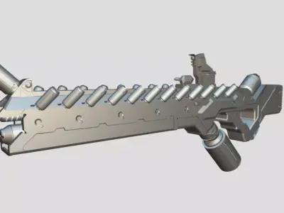 Alien Assault Rifle from Distric 9 3D model