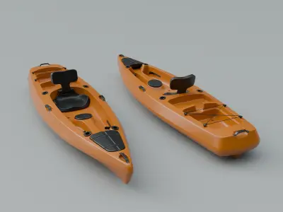 Kayak 3D model shop