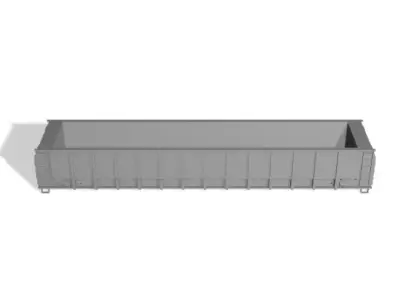 HO Norfolk Southern M-271 MOW Crosstie Gondola 3D print model