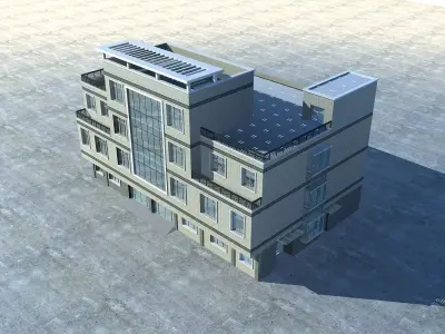 Office Building 3D model 162