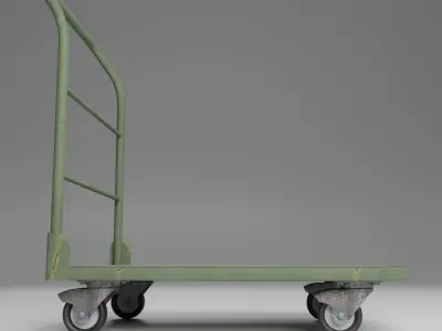 Platform trolley 3D model