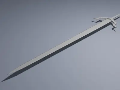Blade sword Free low-poly 3D model purchase