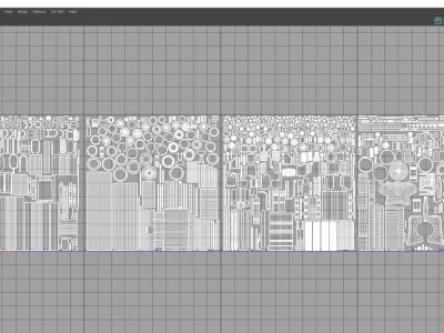 Pneumatic rifle Low poly Game ready model with UDIM  Low-poly 3D model