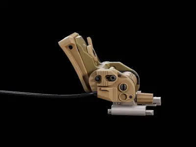 GSGM mount Low-poly 3D model