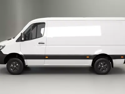 Mercedes Sprinter 4x4 low roof EU 3D model