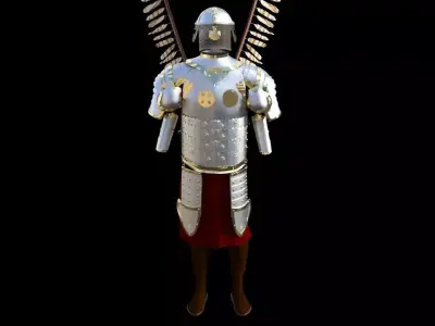 husaria shield unchain 3D model