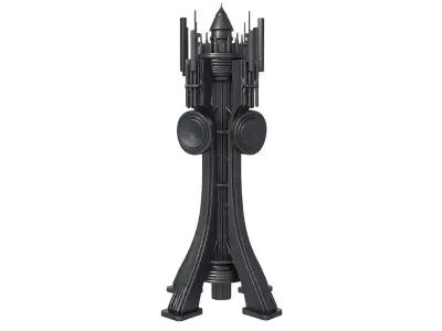 Sci Fi Energy Tower - Energy Tower 3D print model