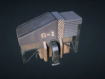 Mars KitBash - Generator Low-poly 3D model