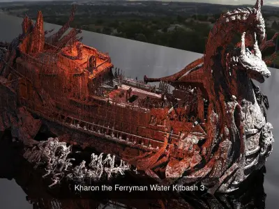 Underworld Ferry Kharon Full collection  3D Model Pack