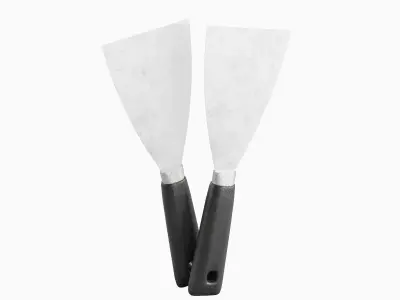 Industrial Spatula 04  Low-poly 3D model