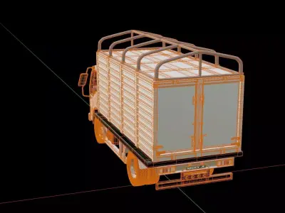 Isuzu NKR Cargo Truck 3D model