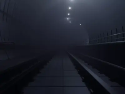 subway tunnel 3D model shop