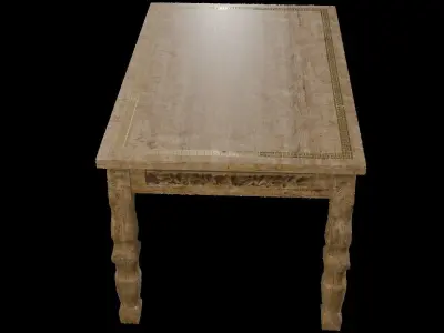 Vintage Table Low-poly 3D model buy