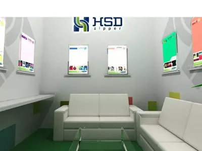 Exhibition - Size - 12X8-3DMAX2009-0013 3D model