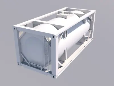 ISO Tank Container 3D model