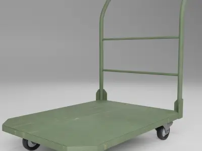 Platform trolley 3D model