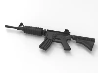 M4 Rifle 3D model buy