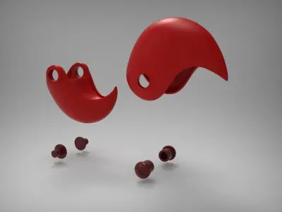 HIM CLAW from Powerpuff Girls STL file 3D print model