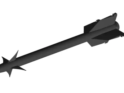 aim 9 missile 3D model