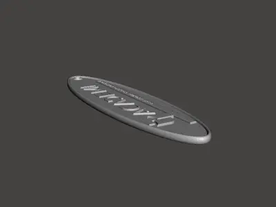 Academi Keyring Free 3D print model