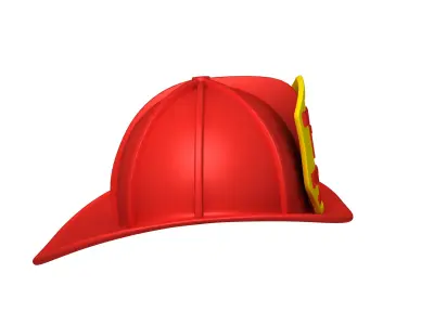 Fireman helmet 3D model
